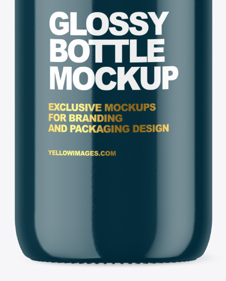 Glossy Bottle Mockup PSD #1