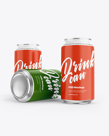 330ml Cans Mockup