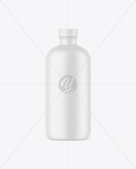 Matte Bottle Mockup PSD #3