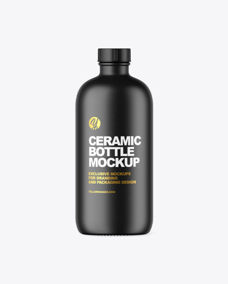 Ceramic Bottle Mockup