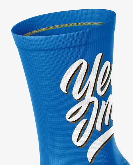 Sock Mockup PSD #4