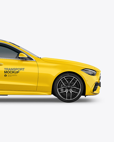 Station Wagon Mockup - Side View
