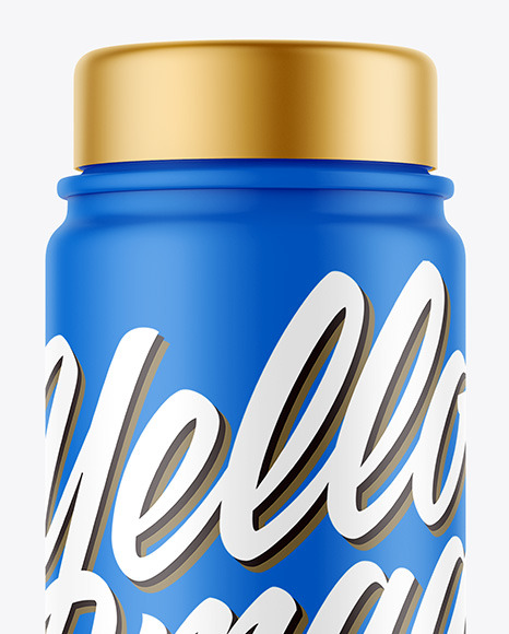 Matte Plastic Bottle Mockup PSD #1