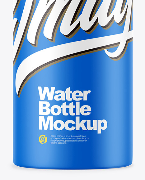Matte Plastic Bottle Mockup PSD #6
