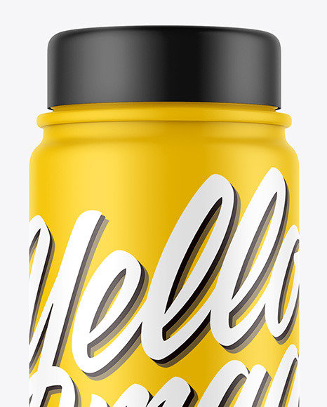 Matte Plastic Bottle Mockup PSD #7