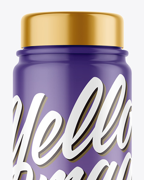 Glossy Plastic Bottle Mockup PSD #1