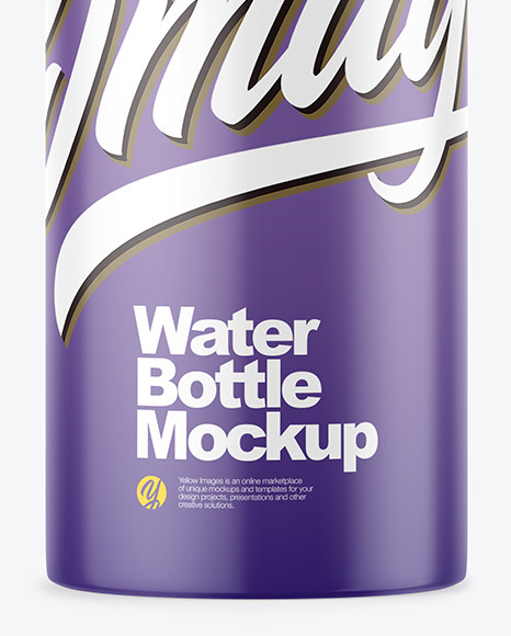 Glossy Plastic Bottle Mockup PSD #6