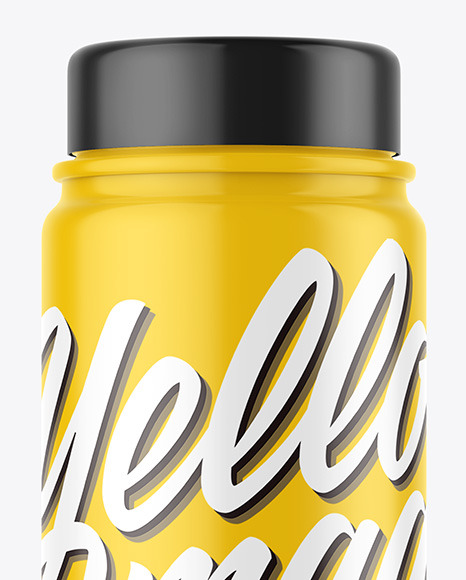 Glossy Plastic Bottle Mockup PSD #7