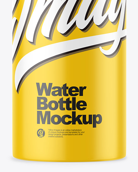 Glossy Plastic Bottle Mockup PSD #5