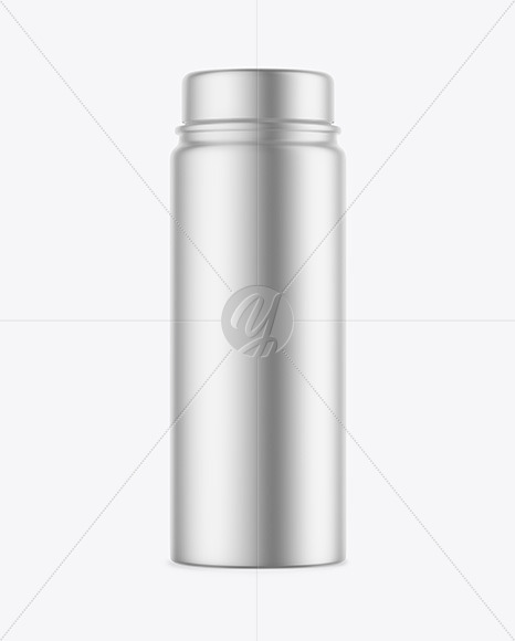 Matte Metallic Bottle Mockup PSD #3