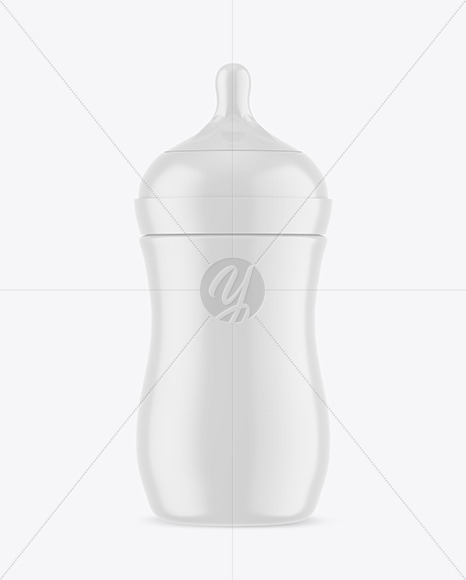 Matte Baby Bottle Mockup PSD #3