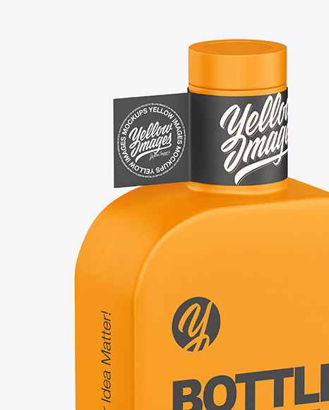 Matte Bottle Mockup PSD #2