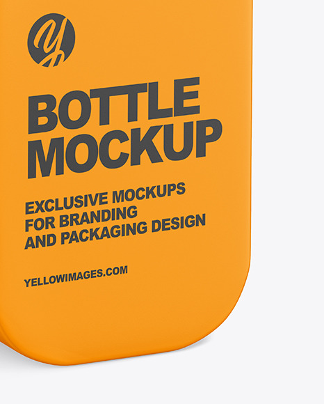 Matte Bottle Mockup PSD #1