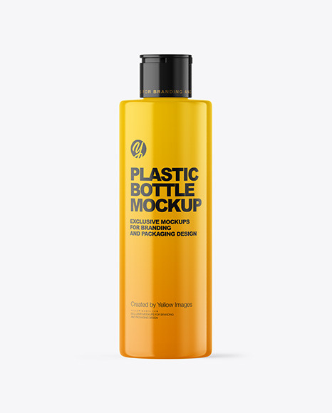 Glossy Cosmetic Bottle Mockup