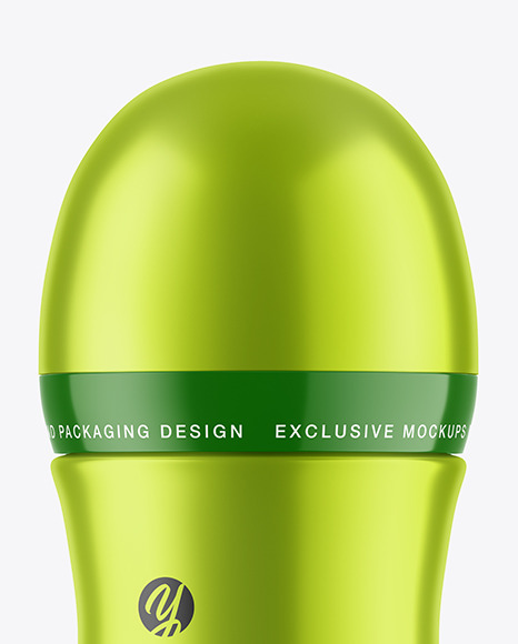 Metallic Baby Bottle Mockup PSD #7