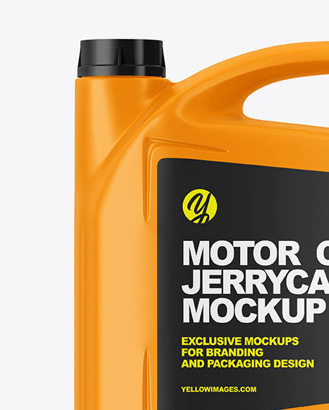 Matte Jerry Can Mockup PSD #2