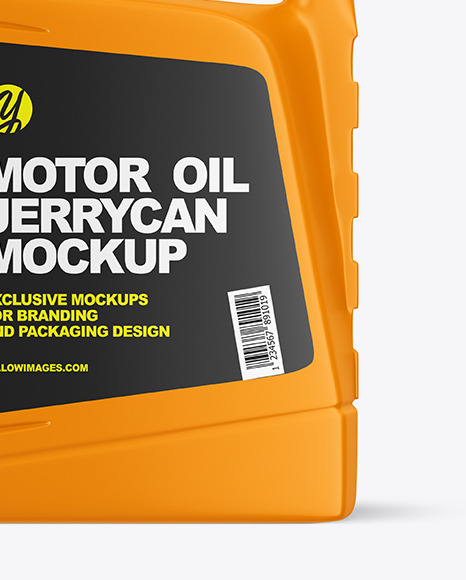 Matte Jerry Can Mockup PSD #1