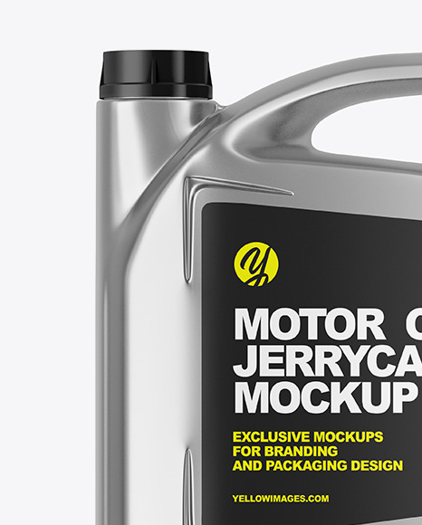 Metallic Jerry Can Mockup PSD #2
