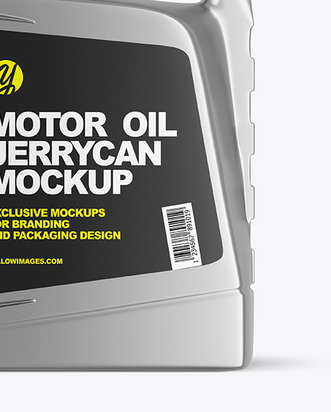 Metallic Jerry Can Mockup PSD #1