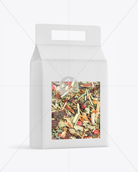 Kraft Box with Herbal Tea Mockup PSD #3