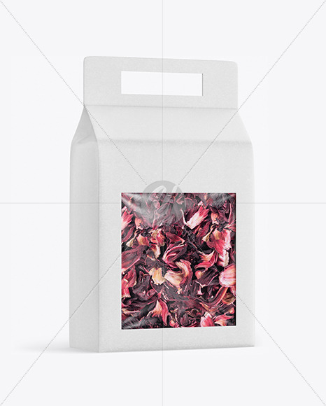 Kraft Box with Flower Tea Mockup PSD #3