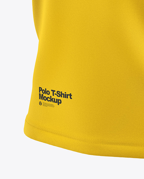 Men s Zip Polo T Shirt Mockup   Front Half Side View PSD #1