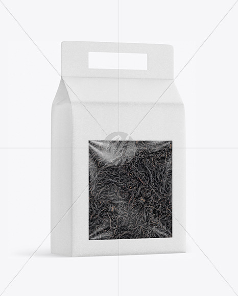 Kraft Box with Black Tea Mockup PSD #3