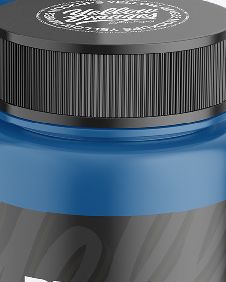 Pills Bottle with Box Mockup PSD #2