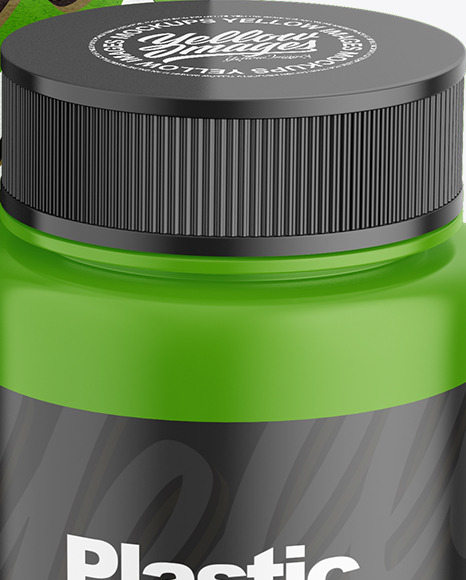 Pills Bottle with Kraft Paper Box Mockup PSD #2