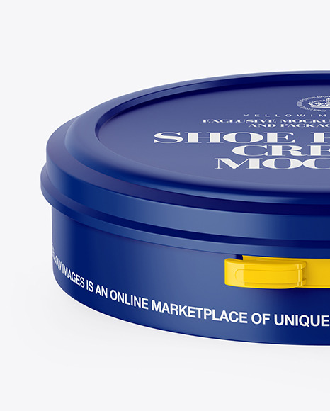 Shoe Polish Cream Jar Mockup PSD #2