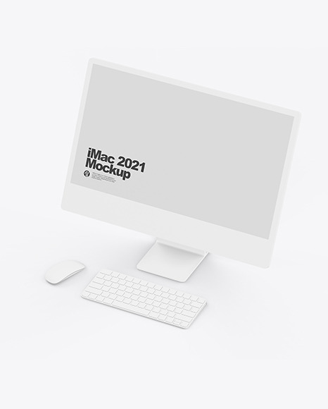iMac 24” Mockup PSD #2