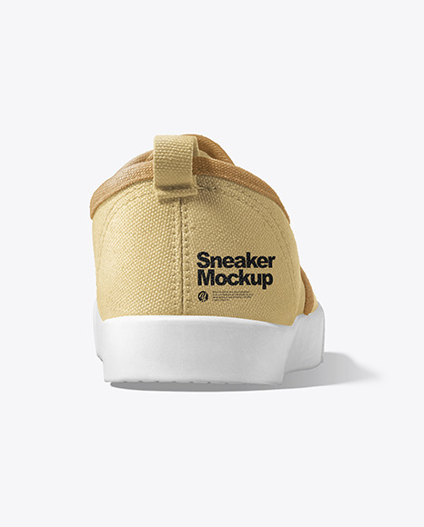 Sneaker Mockup   Back View PSD #2