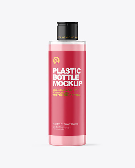 Clear Liquid Soap Cosmetic Bottle Mockup PSD #2