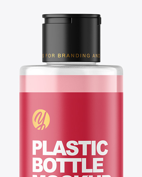 Clear Liquid Soap Cosmetic Bottle Mockup PSD #4