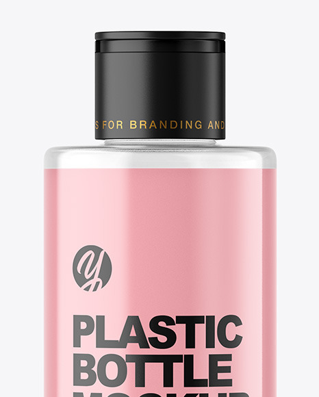 Clear Liquid Soap Cosmetic Bottle Mockup PSD #5