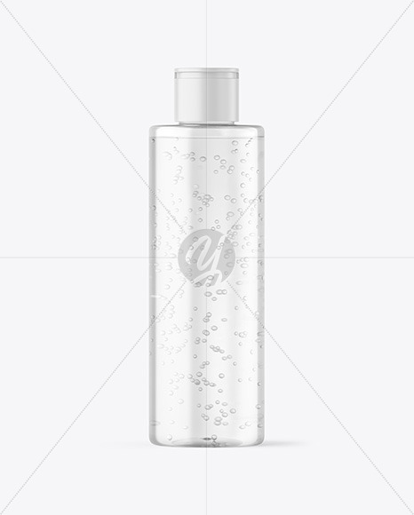 Clear Cosmetic Bottle Mockup PSD #3