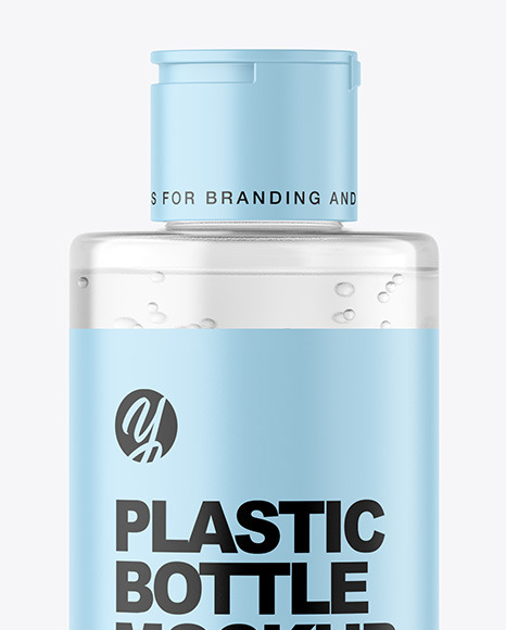 Clear Cosmetic Bottle Mockup PSD #1