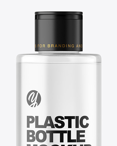 Clear Cosmetic Bottle Mockup PSD #6