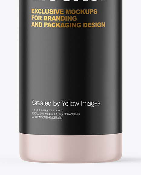 Matte Cosmetic Bottle Mockup PSD #7