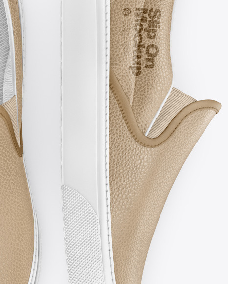Leather Slip-Ons Mockup