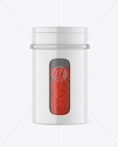 Glossy Spice Jar w  Paprika Mockup PSD #3