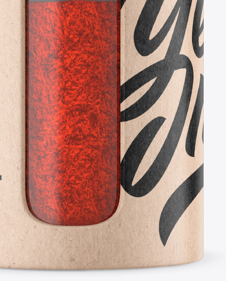 Matte Spice Jar w  Paprika Mockup PSD #5