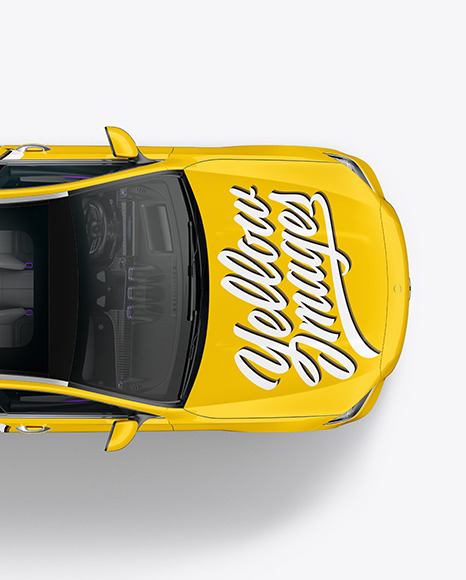 Station Wagon Mockup - Top View