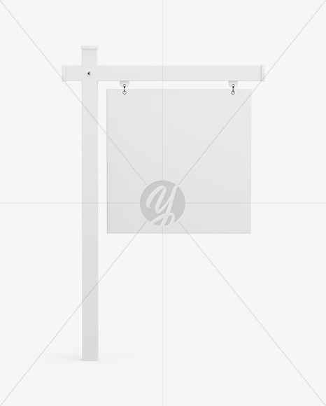 Realtor Sign Mockup PSD #3