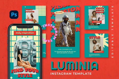 Lumnia Instagram Template