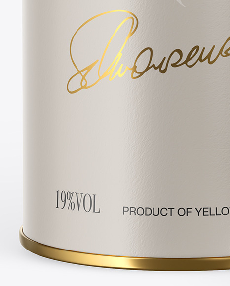 Ceramic Port Wine Bottle With Tube Mockup PSD #5