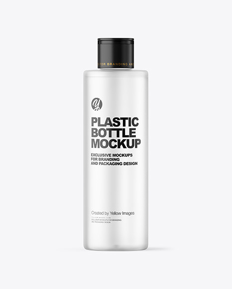 Frosted Cosmetic Bottle Mockup PSD #2