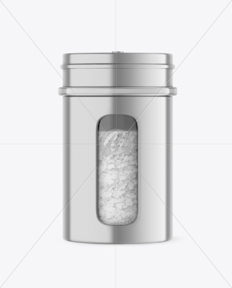 Metallic Spice Jar w  Salt Mockup PSD #3