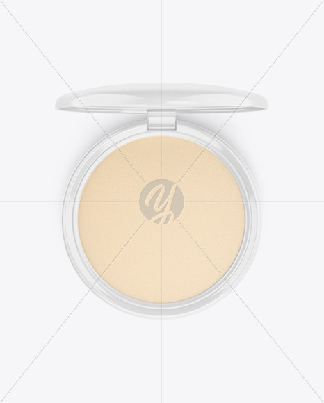 Cosmetic Compact Powder Mockup PSD #1