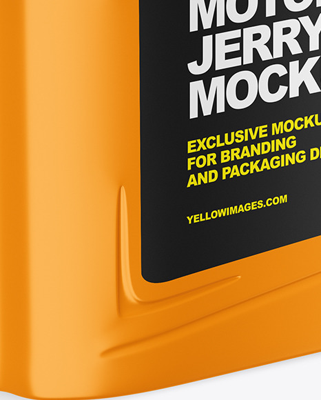 Matte Jerry Can Mockup PSD #1